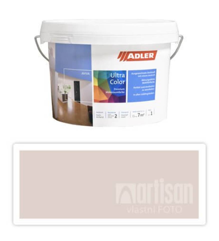 Adler Aviva Ultra Color - malířská barva na stěny v interiéru 1 l Nachtigall AS 03/3