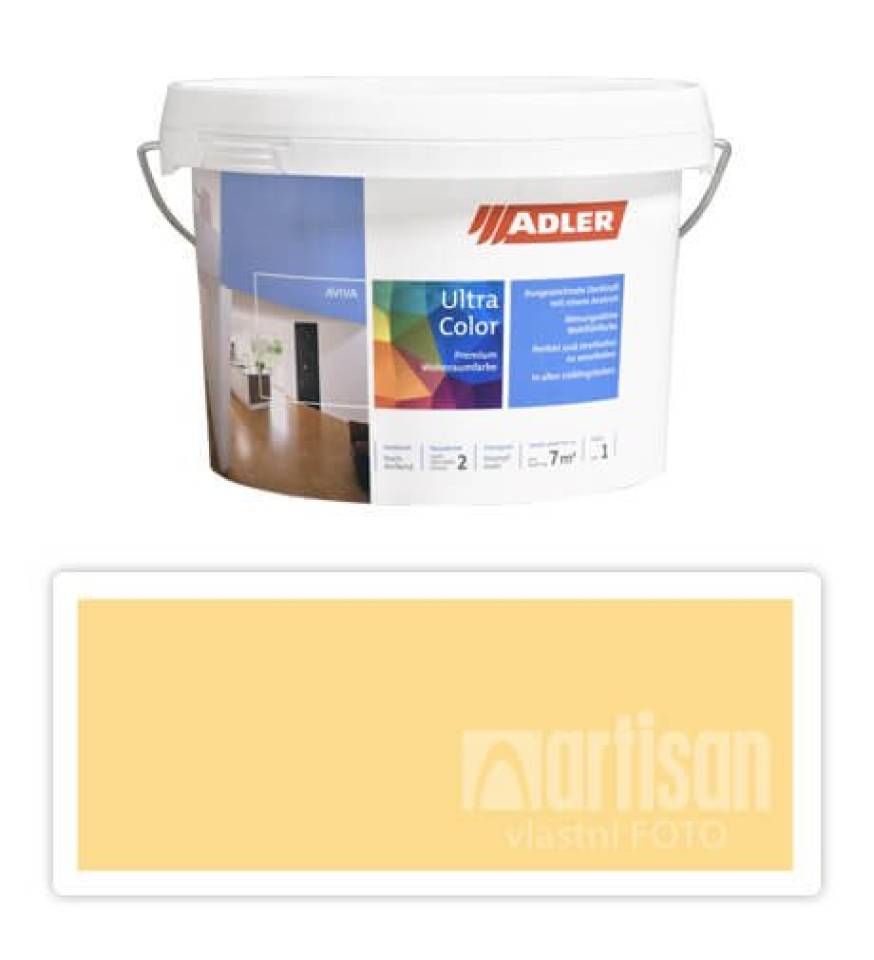 Adler Aviva Ultra Color - malířská barva na stěny v interiéru 1 l Stieglitz AS 07/3