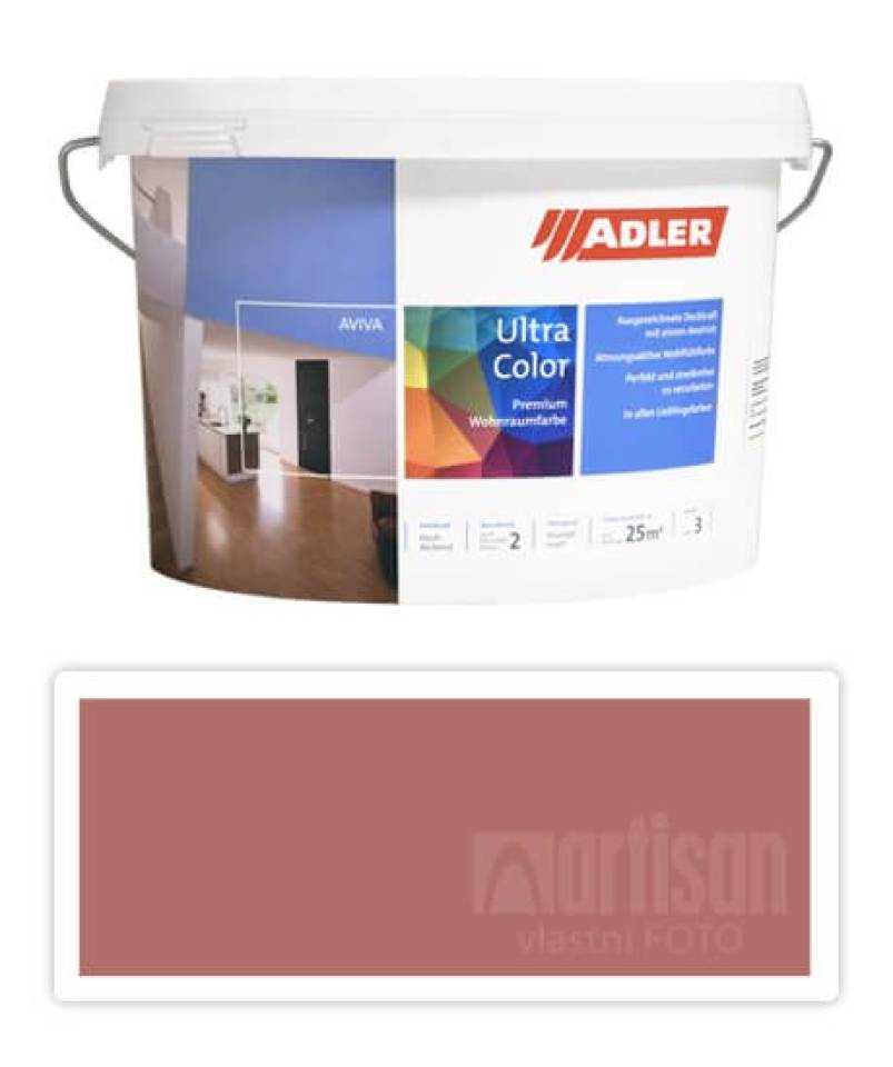 Adler Aviva Ultra Color - malířská barva na stěny v interiéru 3 l Kuhschelle AS 14/3
