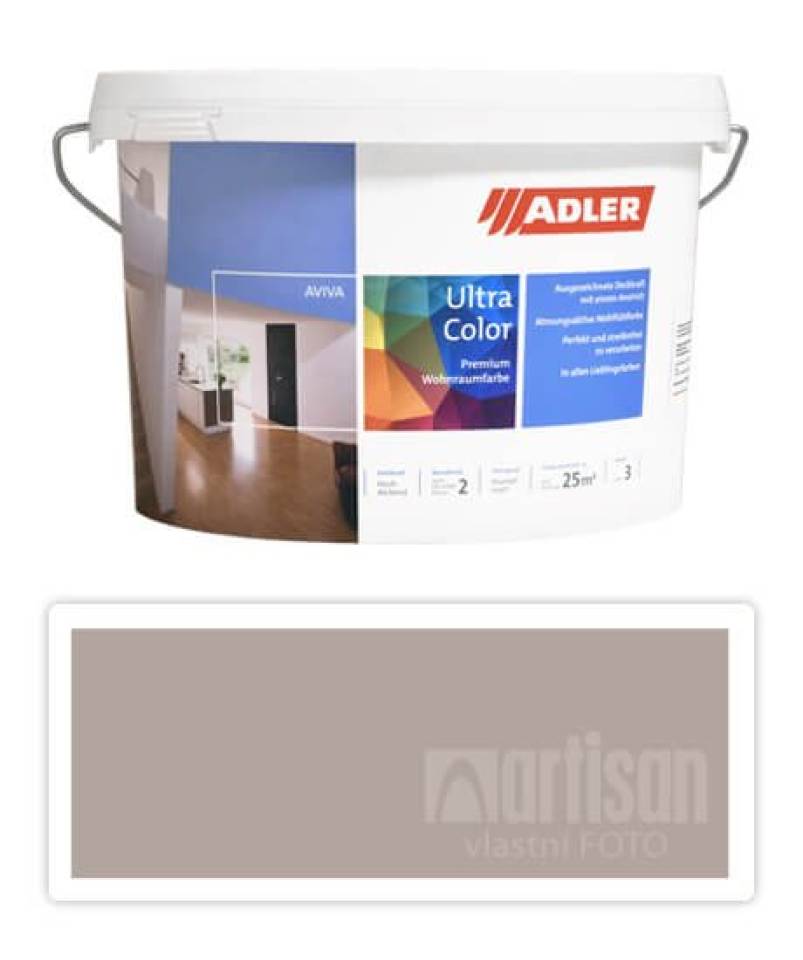 Adler Aviva Ultra Color - malířská barva na stěny v interiéru 3 l Wildkatze AS 03/1