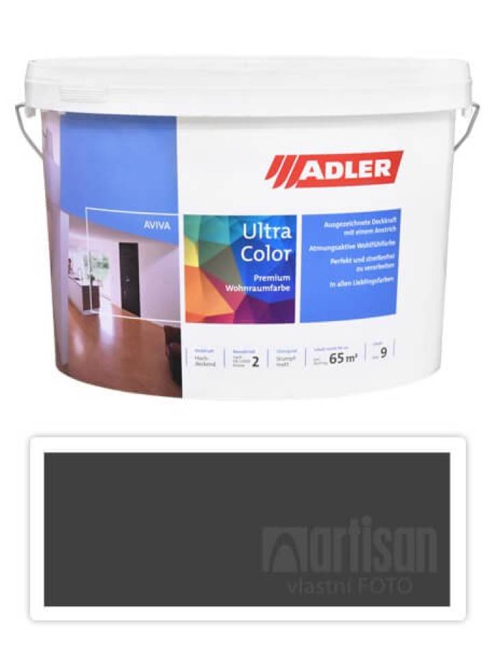 Adler Aviva Ultra Color - malířská barva na stěny v interiéru 9 l Kolkrabe AS 24/1