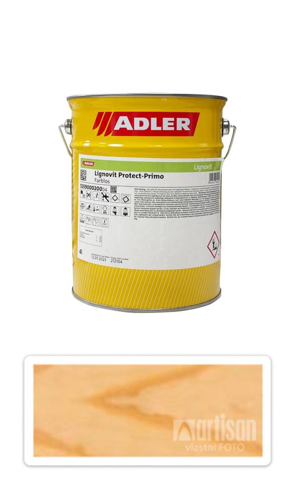 Adler Lignovit Protect Primo - vodou ředitelná impregnace 4 l Bezbarvá 5359000200