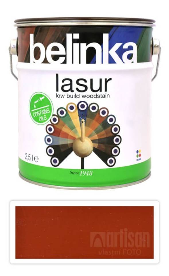 BELINKA Lasur - tenkovrstvá lazura 2.5 l Červená 18