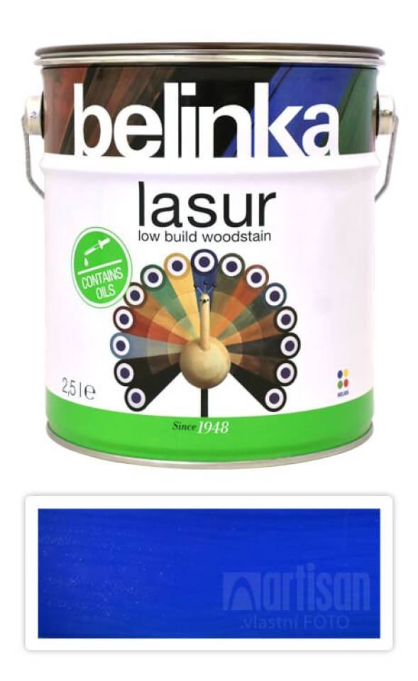 BELINKA Lasur - tenkovrstvá lazura 2.5 l Modrá 72