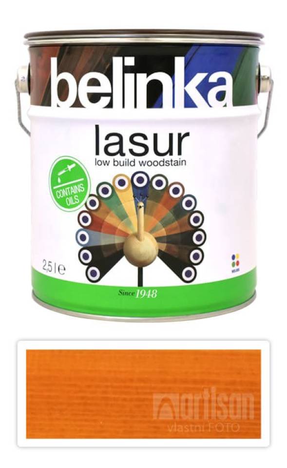 BELINKA Lasur - tenkovrstvá lazura 2.5 l Modřín 14