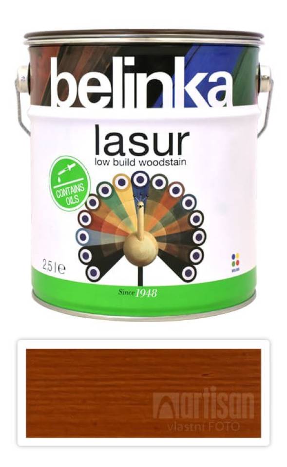 BELINKA Lasur - tenkovrstvá lazura 2.5 l Ořech 16