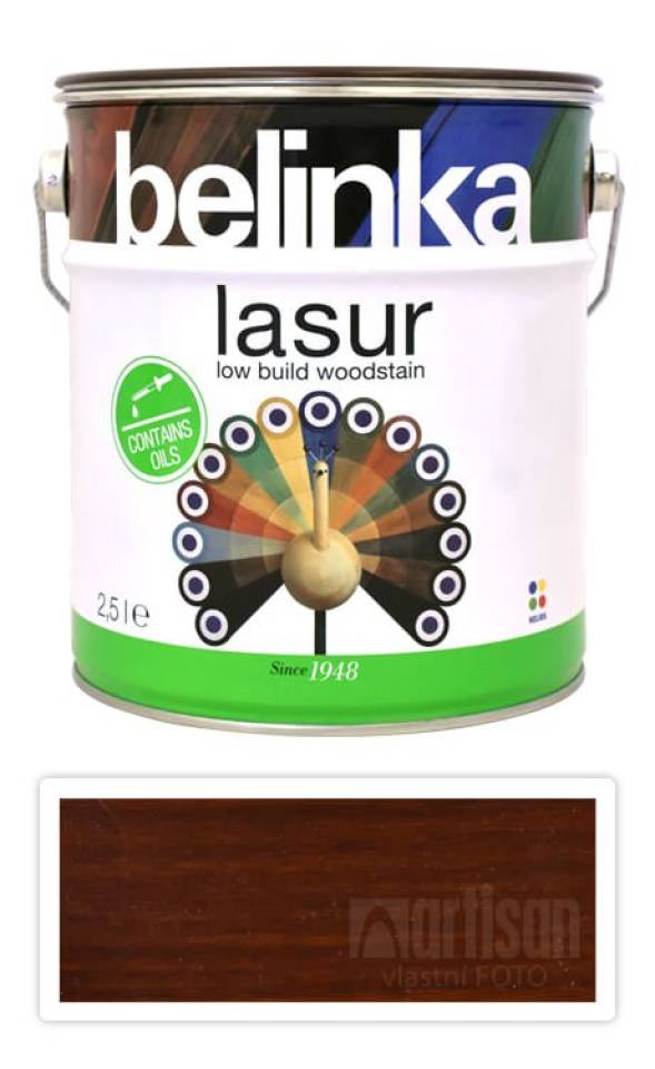 BELINKA Lasur - tenkovrstvá lazura 2.5 l Palisandr 24