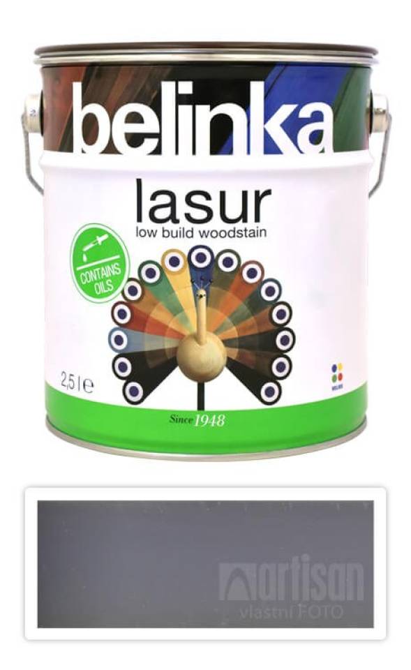 BELINKA Lasur - tenkovrstvá lazura 2.5 l Platinová šedá 30