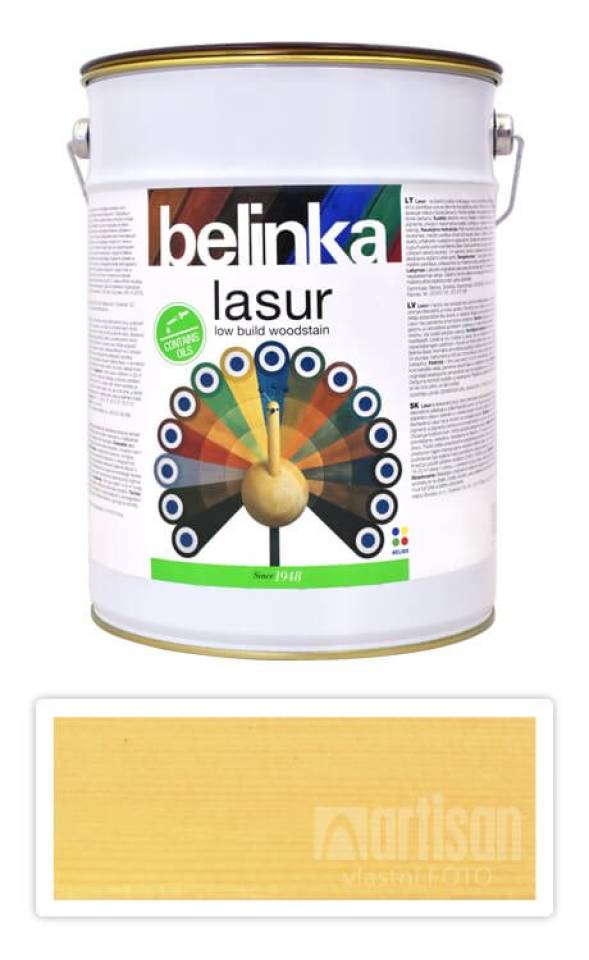 BELINKA Lasur - tenkovrstvá lazura 5 l Bezbarvá 12