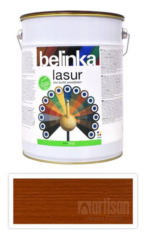 BELINKA Lasur - tenkovrstvá lazura 5 l Ořech 16