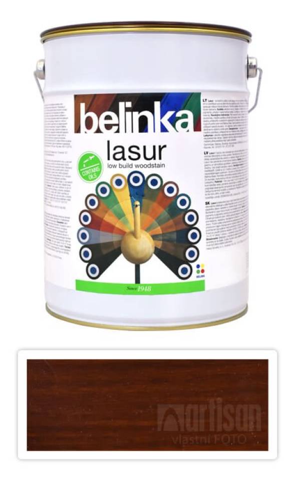 BELINKA Lasur - tenkovrstvá lazura 5 l Palisandr 24