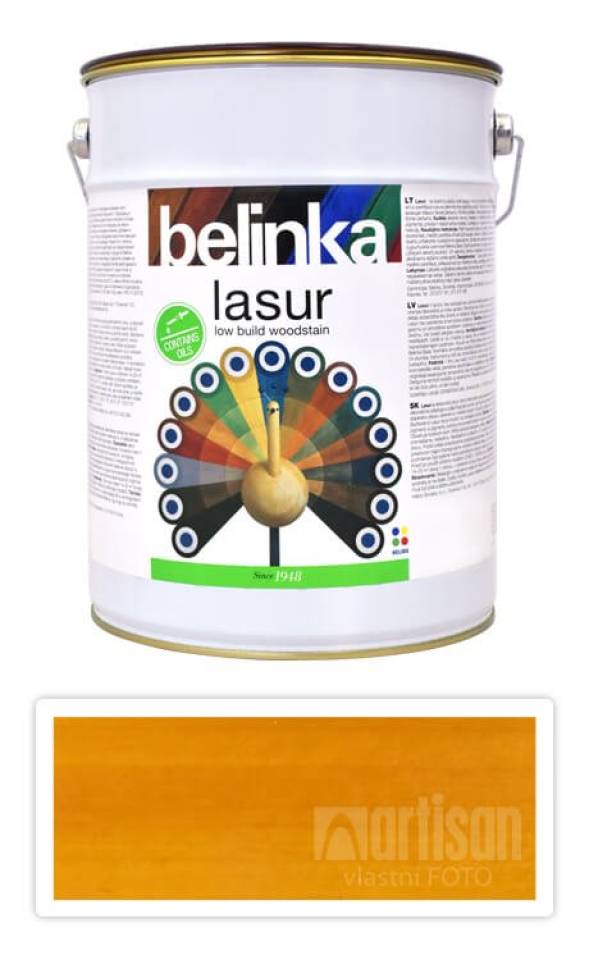 BELINKA Lasur - tenkovrstvá lazura 5 l Pinie 25