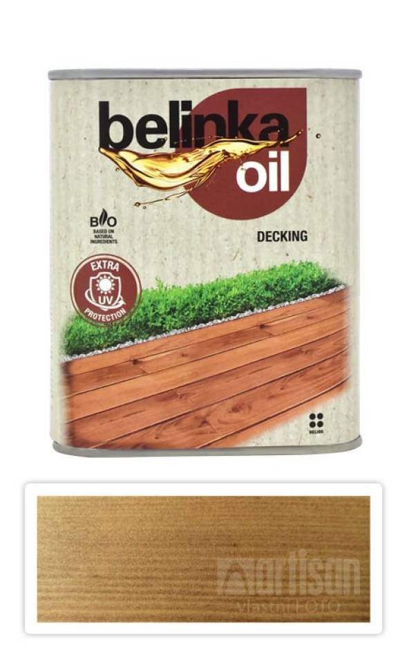 BELINKA Oil Decking - terasový olej 0.75 l Ořech 202