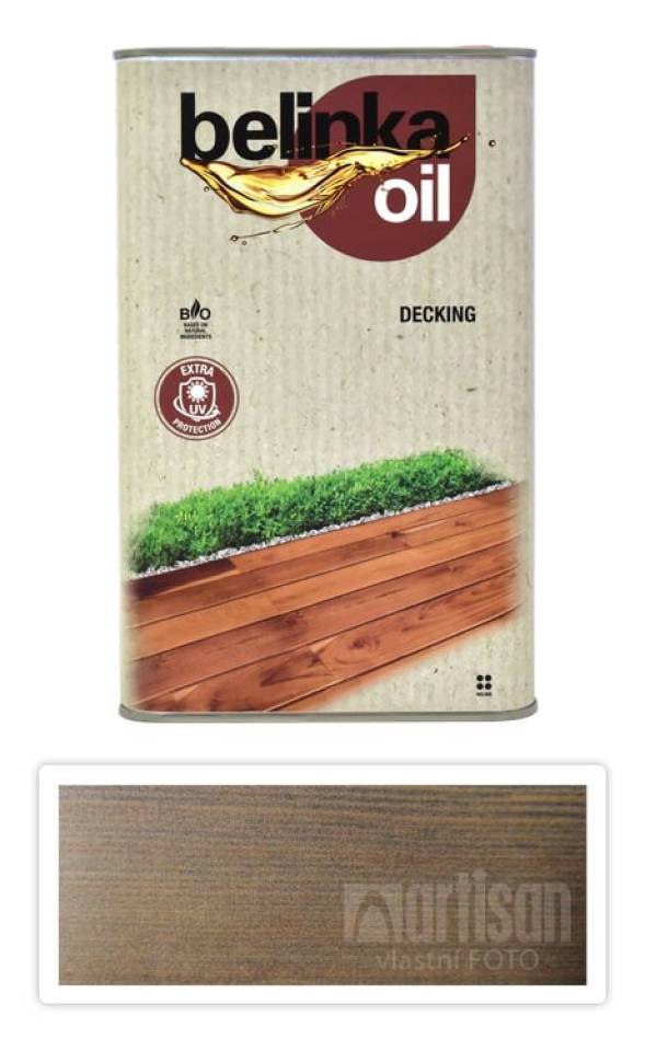 BELINKA Oil Decking - terasový olej 2.5 l Šedý 205