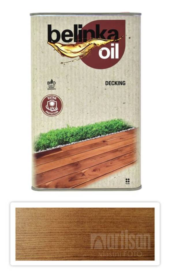BELINKA Oil Decking - terasový olej 2.5 l Teak 203