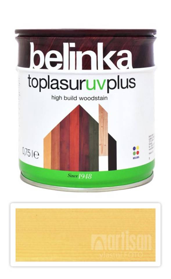 BELINKA Toplasur UV Plus - silnovrstvá lazura 0.75 l Bezbarvá 12