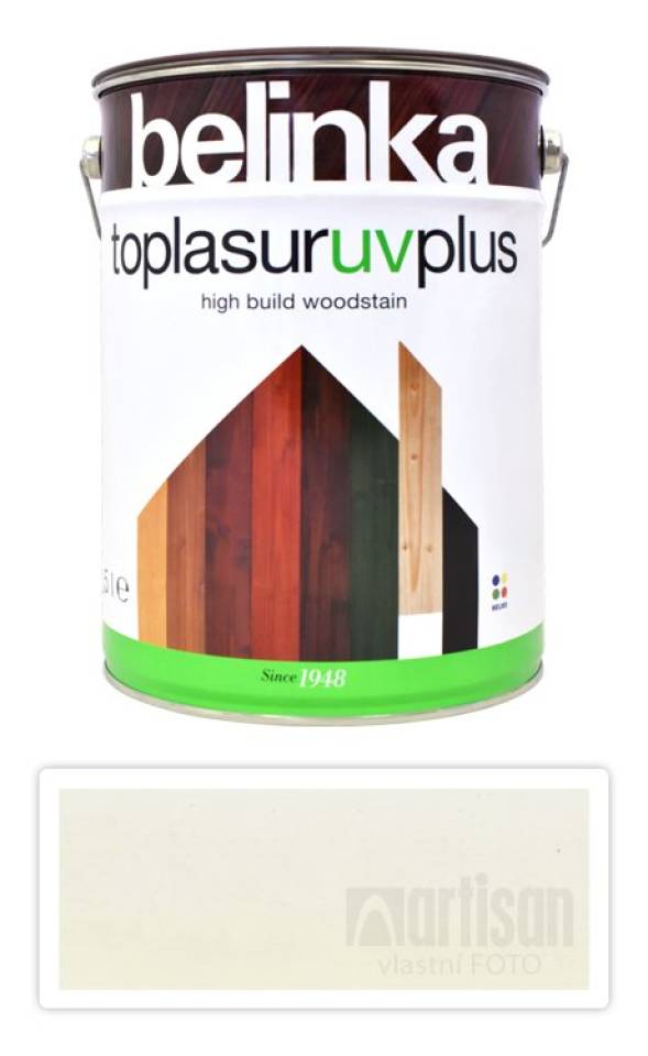 BELINKA Toplasur UV Plus - silnovrstvá lazura 0.75 l Bílá 11