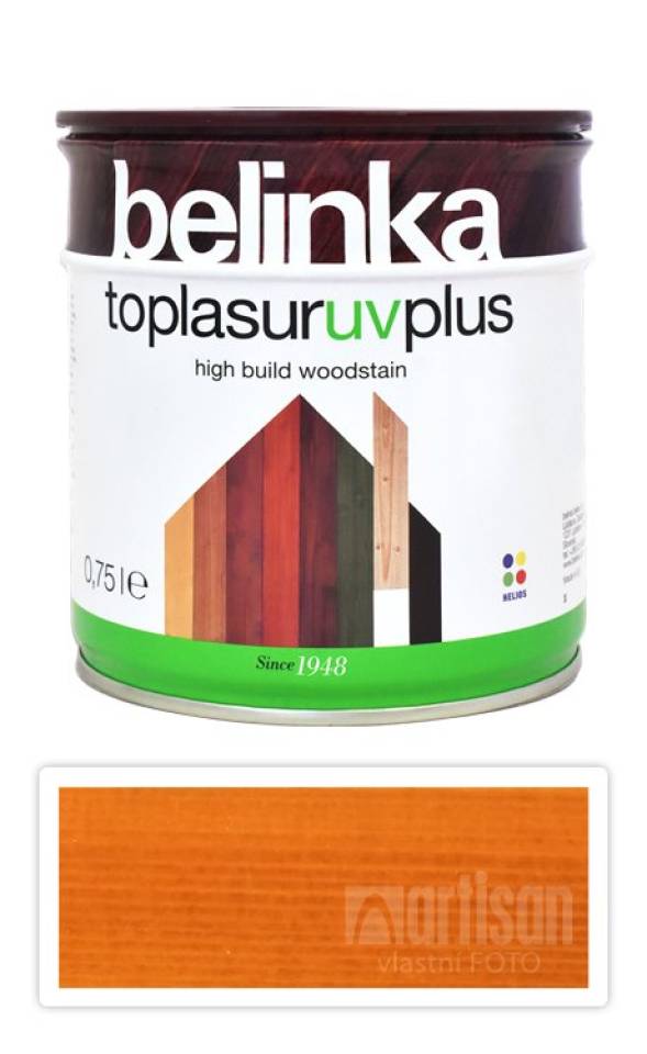 BELINKA Toplasur UV Plus - silnovrstvá lazura 0.75 l Modřín 14