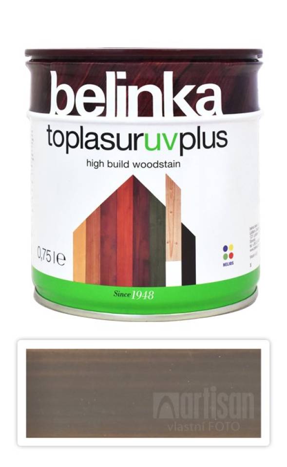 BELINKA Toplasur UV Plus - silnovrstvá lazura 0.75 l Staré dřevo 28