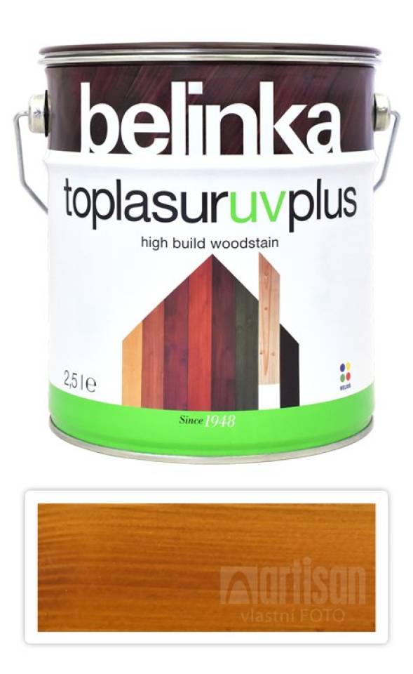 BELINKA Toplasur UV Plus - silnovrstvá lazura 2.5 l Buk 15