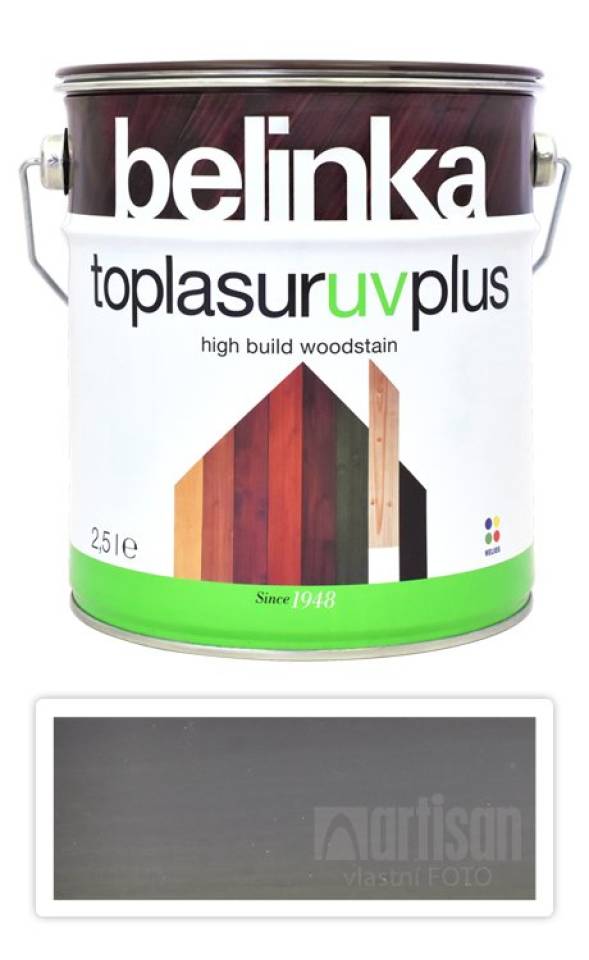 BELINKA Toplasur UV Plus - silnovrstvá lazura 2.5 l Kamenná šedá 29