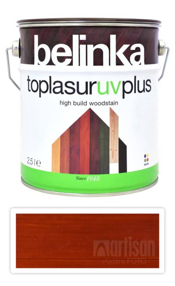 BELINKA Toplasur UV Plus - silnovrstvá lazura 2.5 l Mahagon 23
