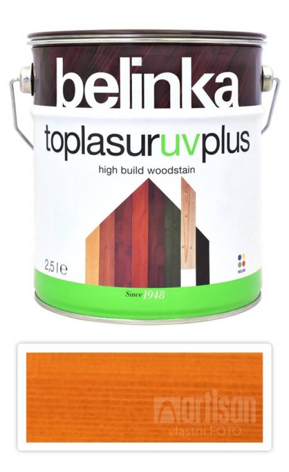 BELINKA Toplasur UV Plus - silnovrstvá lazura 2.5 l Modřín 14