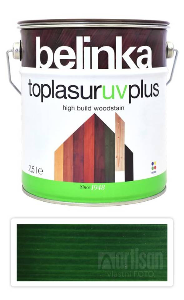 BELINKA Toplasur UV Plus - silnovrstvá lazura 2.5 l Zelená 19