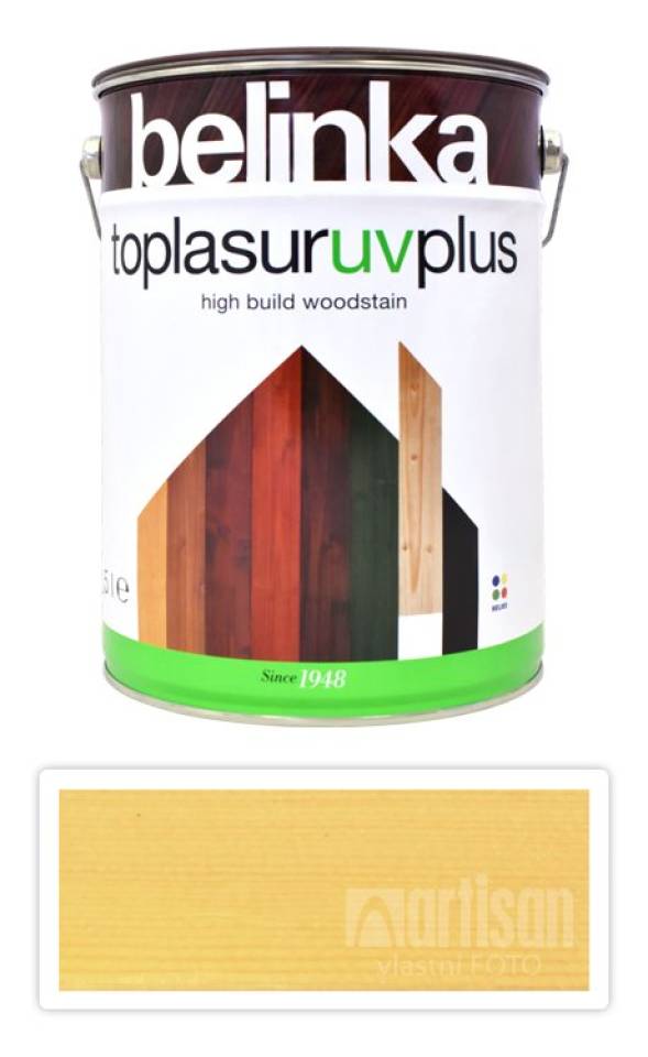 BELINKA Toplasur UV Plus - silnovrstvá lazura 5 l Bezbarvá 12