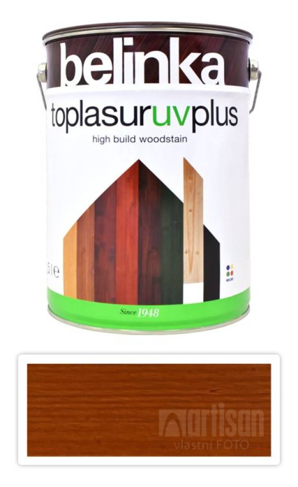 BELINKA Toplasur UV Plus - silnovrstvá lazura 5 l Ořech 16