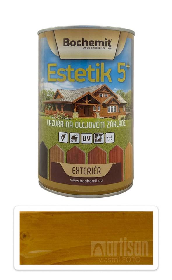BOCHEMIT Estetik 5+ olejová lazura 1 l Borovice