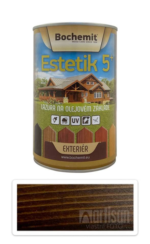 BOCHEMIT Estetik 5+ olejová lazura 1 l Palisandr