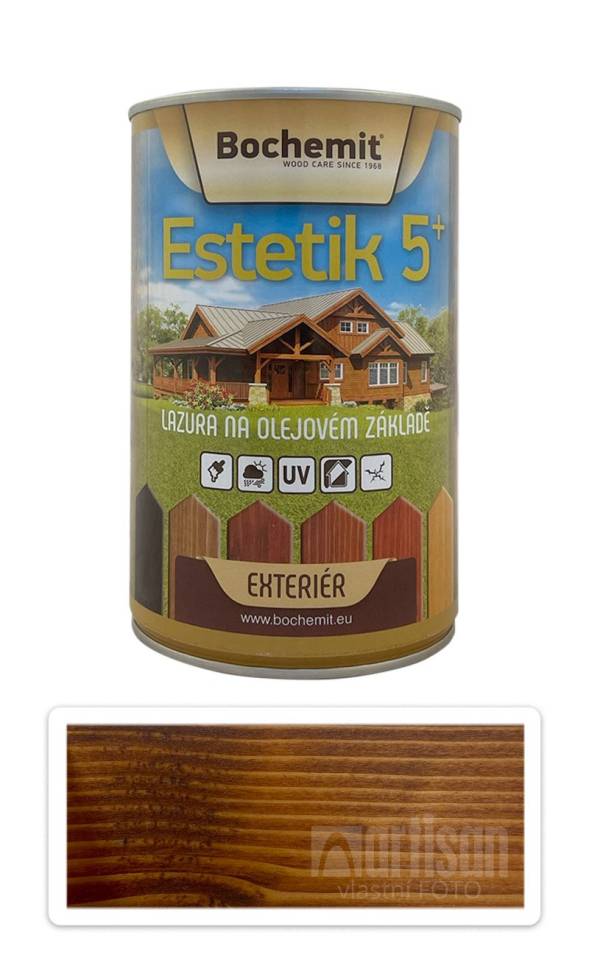 BOCHEMIT Estetik 5+ olejová lazura 1 l Teak
