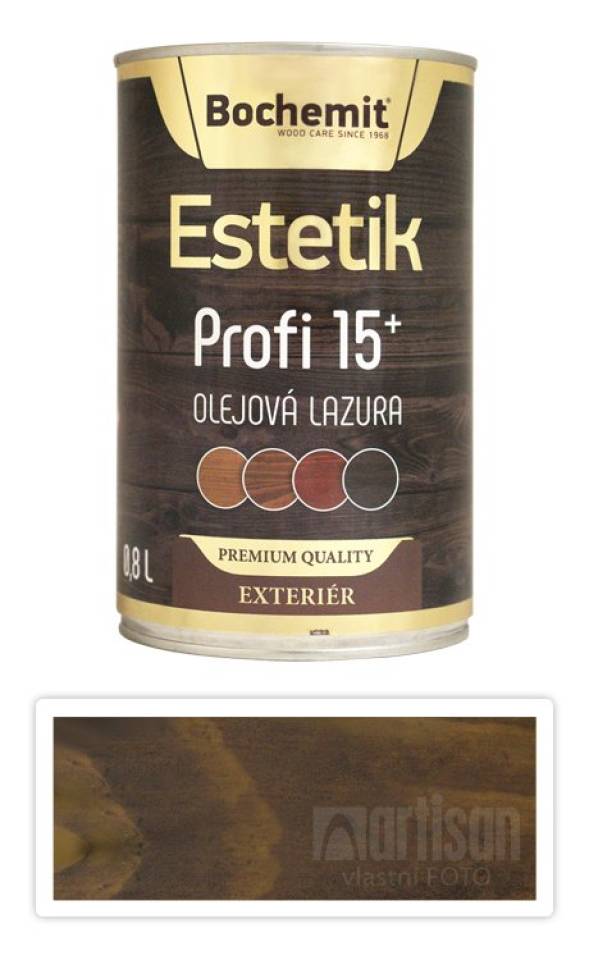 BOCHEMIT Estetik Profi 15+ olejová lazura 0.8 l Ořech