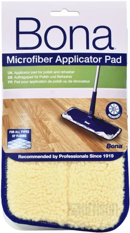 BONA Applicator pad - žlutá utěrka z mikrovlákna k aplikaci leštěnky