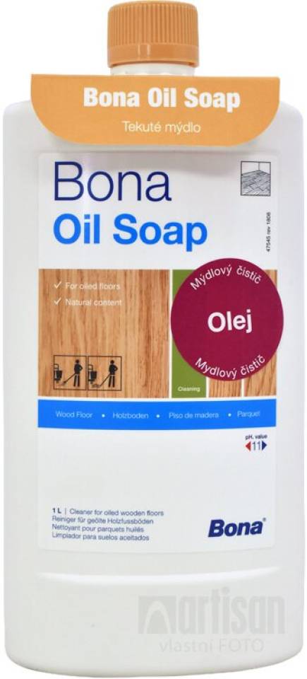 BONA Soap Oil - čistič na olejované podlahy 1 l