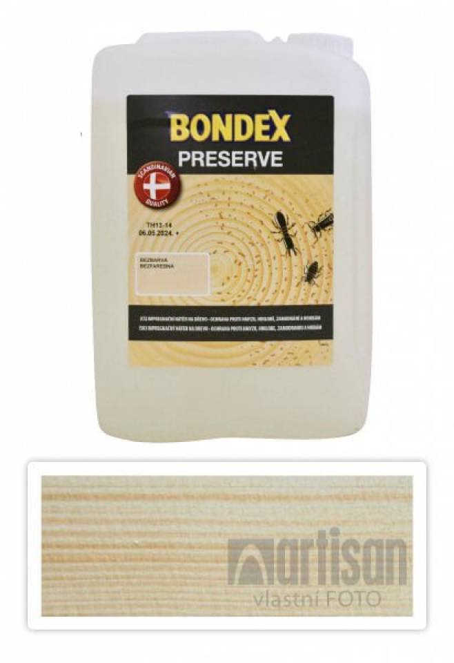 BONDEX Preserve - impregnace dřeva pro exteriéry 5 l Bezbarvá