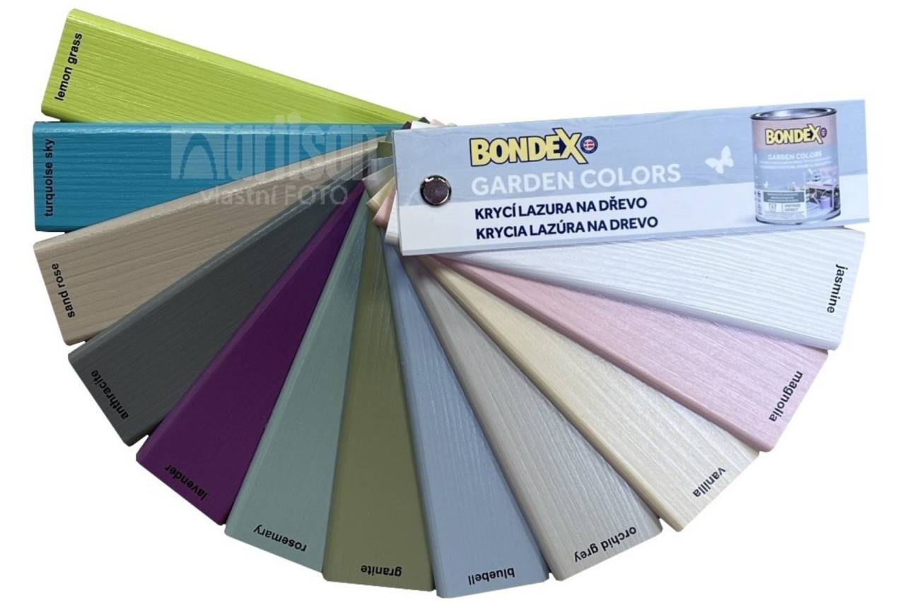 BONDEX Vzorník Garden Colors - vějíř