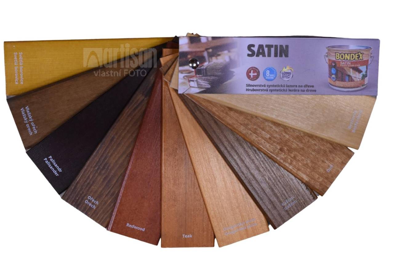 BONDEX Vzorník Satin - vějíř