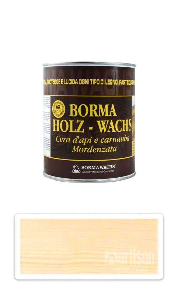 BORMA Holzwachs - krémový včelí vosk v pastě 1 l Bezbarvý