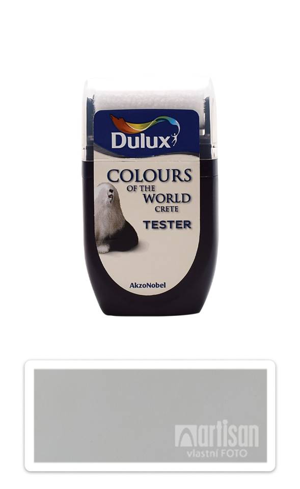 DULUX Colours of the World - matná krycí malířská barva 0.03 l Bílé plachty vzorek