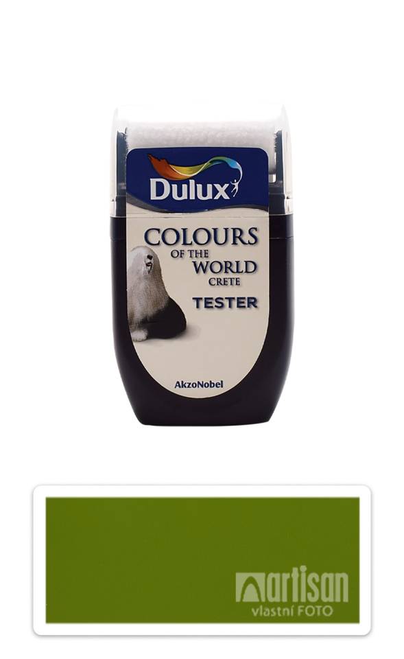 DULUX Colours of the World - matná krycí malířská barva 0.03 l Divoké liány vzorek
