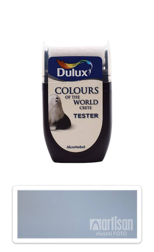 DULUX Colours of the World - matná krycí malířská barva 0.03 l Nekonečný oceán vzorek
