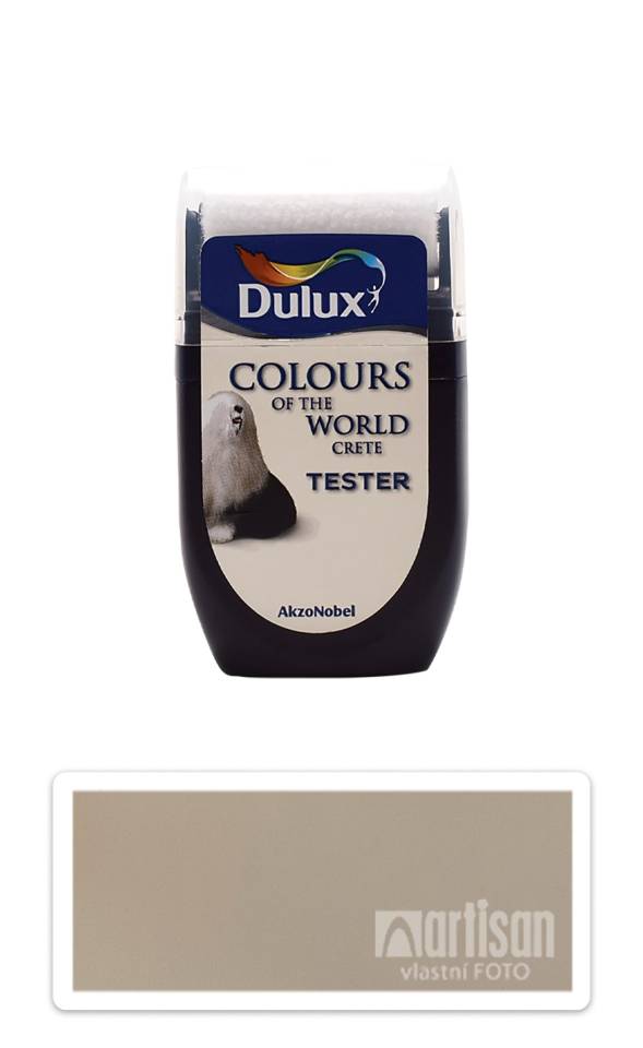 DULUX Colours of the World - matná krycí malířská barva 0.03 l Pouštní stezka vzorek