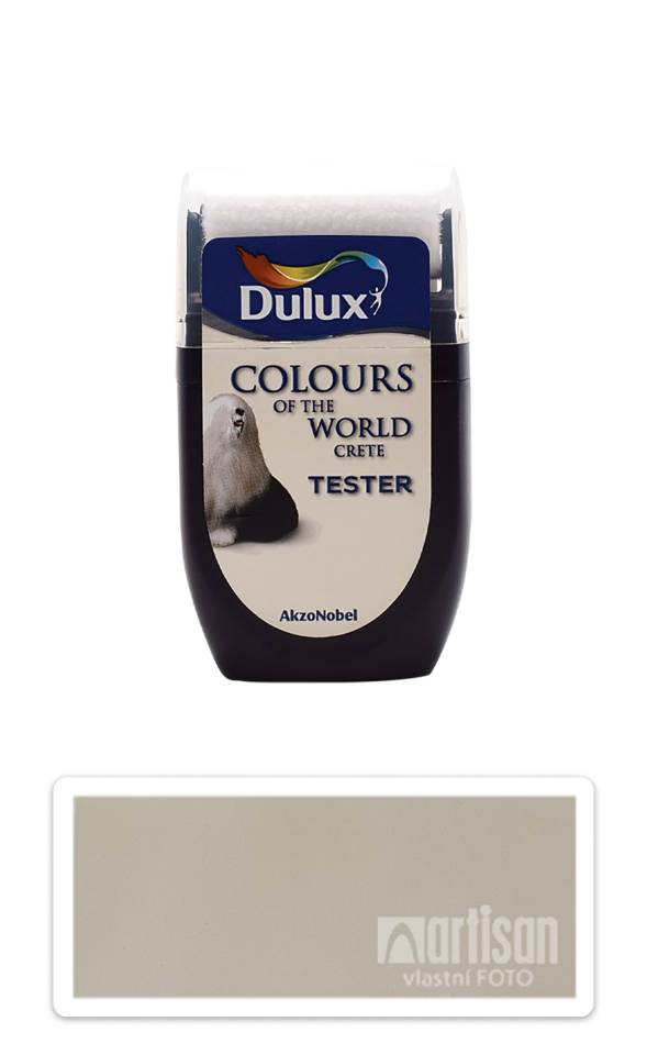 DULUX Colours of the World - matná krycí malířská barva 0.03 l Řecká chalva vzorek