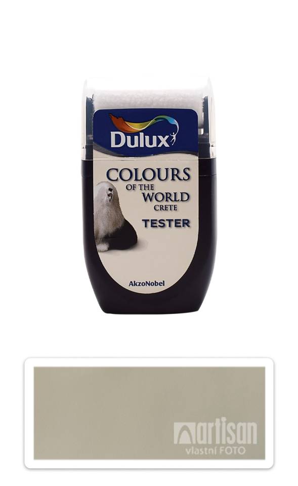 DULUX Colours of the World - matná krycí malířská barva 0.03 l Řecké slunce vzorek