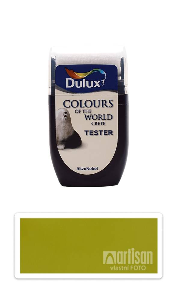 DULUX Colours of the World - matná krycí malířská barva 0.03 l Rýžová pole vzorek