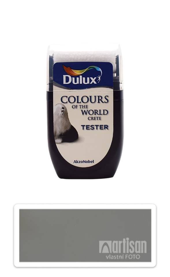 DULUX Colours of the World - matná krycí malířská barva 0.03 l Severní moře vzorek