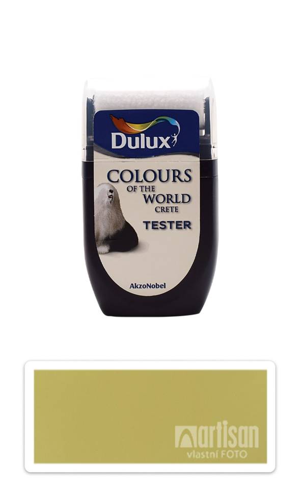 DULUX Colours of the World - matná krycí malířská barva 0.03 l Slunečné sárí vzorek