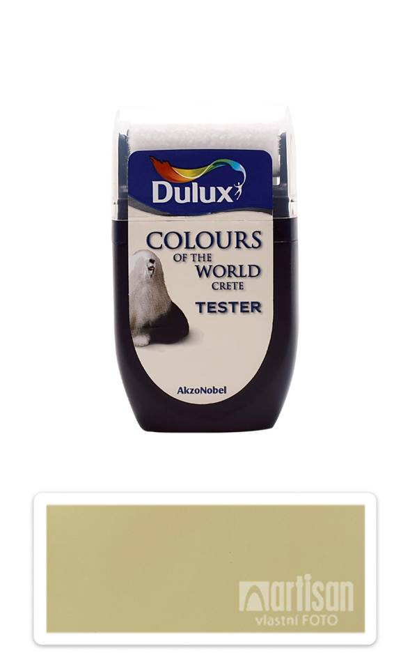 DULUX Colours of the World - matná krycí malířská barva 0.03 l Tropické slunce vzorek